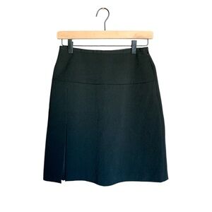 Giorgio Armani women’s black wool skirt made in Italy size Small winter office